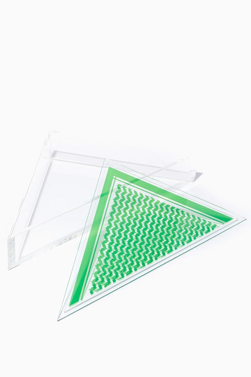 Green 7atta Triangle Box small