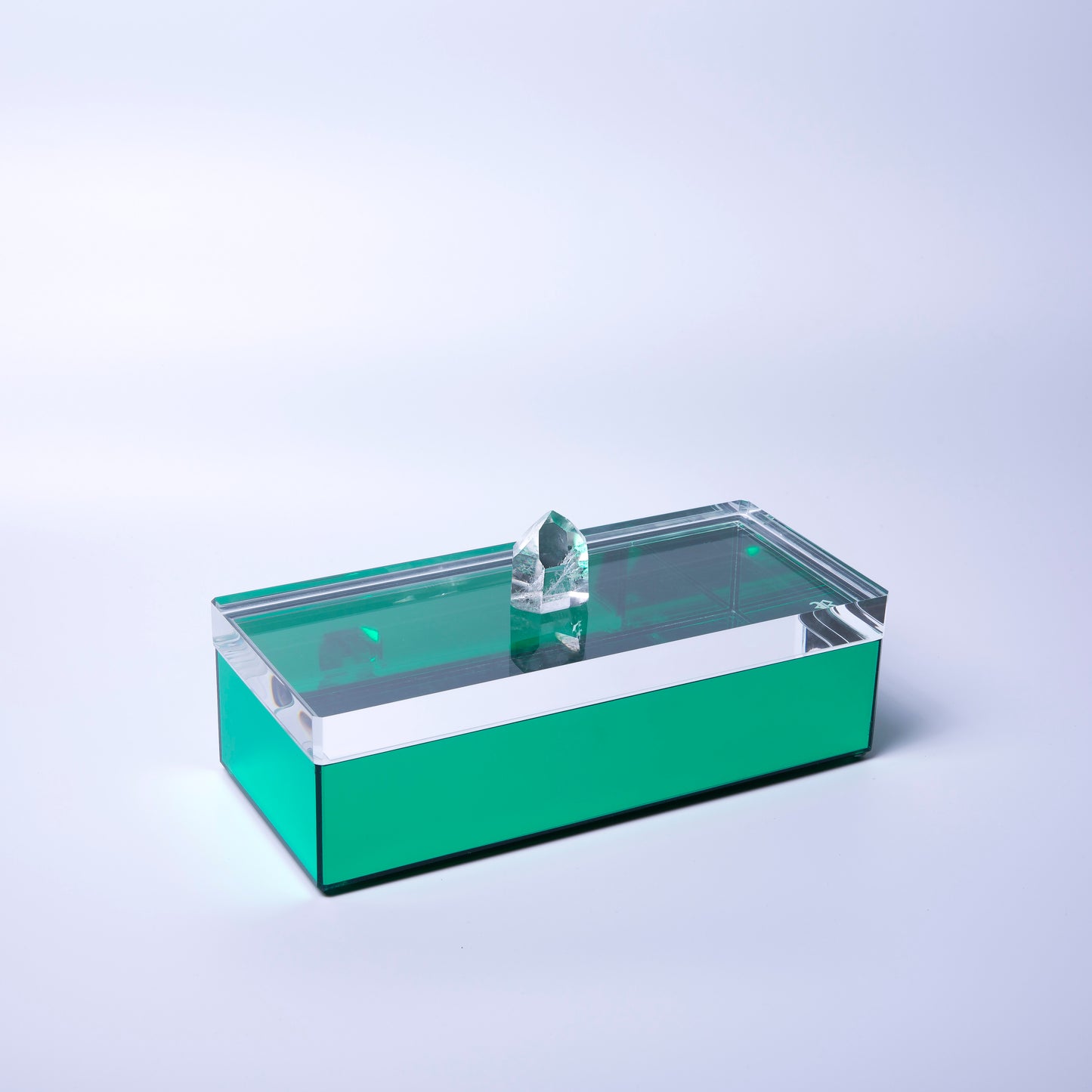 Viridi Box with Quartz point